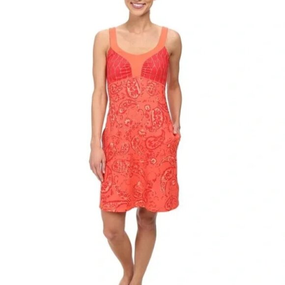 The North Face Women's Orange Cadence Dress Size L - Picture 1 of 11